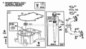 Sump Base High Oil Fill Diagram and Parts List for 40A777-1221-01  Briggs and Stratton Engine